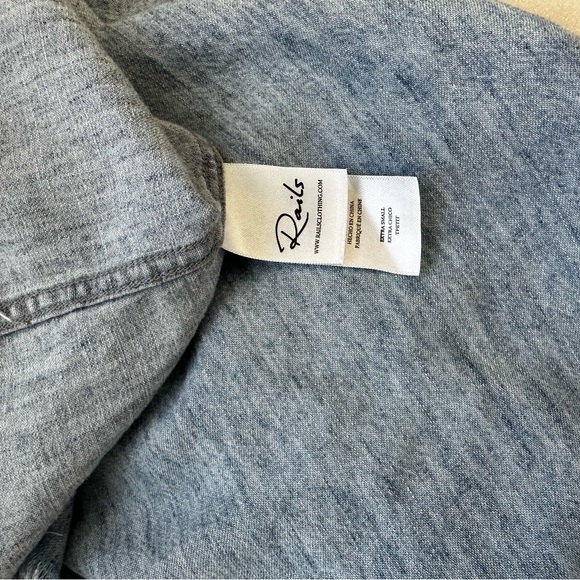 RAILS Valerie Denim Shirt Dress Size XS - Picture 14 of 16